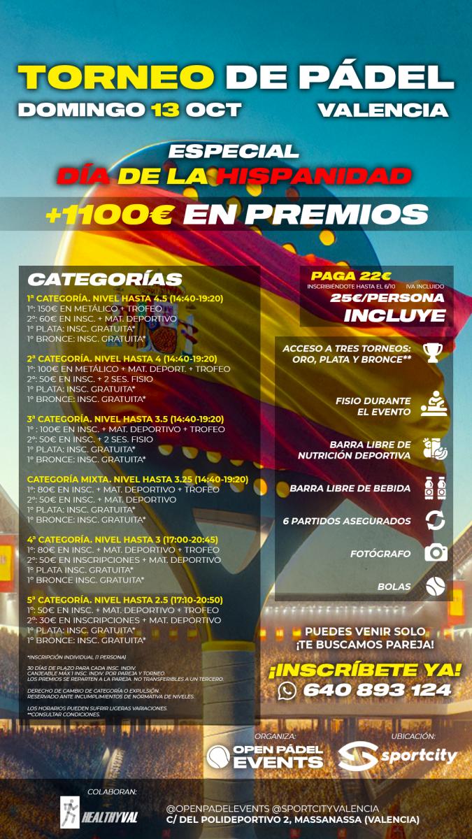 cartel del torneo