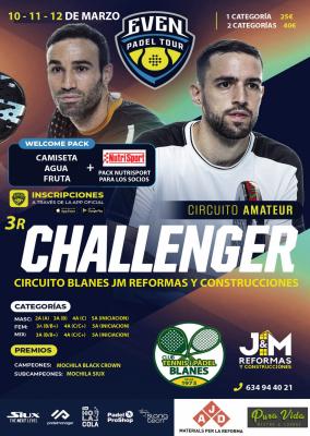 poster del torneo 3ER CHALLENGER EPT BLANES