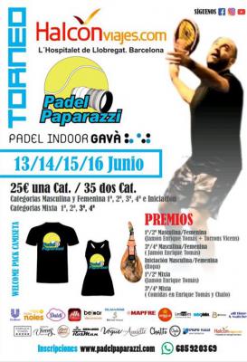 poster del torneo TORNEO PÁDEL PAPARAZZI