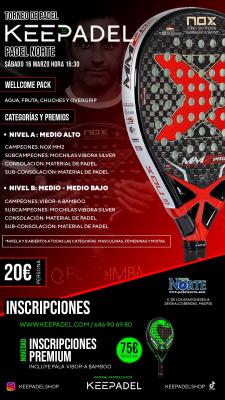 poster del torneo TORNEO KEEPADEL & PADEL NORTE