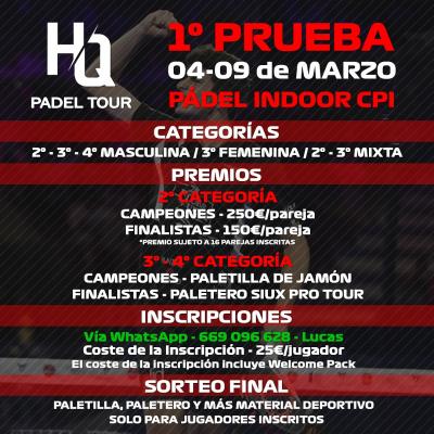 poster del torneo 1A PRUEBA HQ