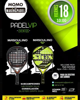 poster del torneo TORNEO PADELVIP