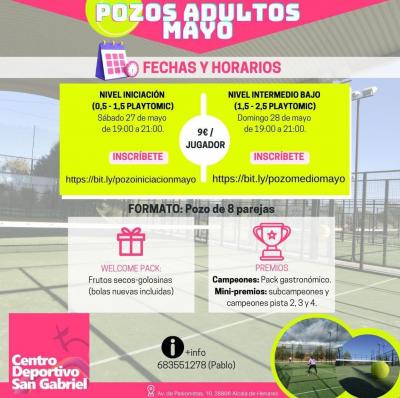 poster del torneo POZO CDSG (INICIACIÓN)