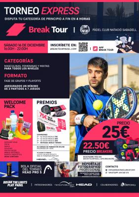 poster del torneo TORNEO 02 CNS PADEL BY BREAK TOUR