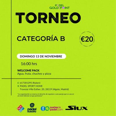 poster del torneo LXXIV TORNEO PADELGOLDPOINT