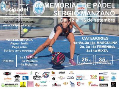 poster del torneo 6è MEMORIAL SERGIO MANZANO