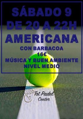 poster del torneo AMERICANA CON BARBACOA