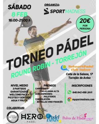 poster del torneo TORNEO ROUND ROBIN - TORREJÓN