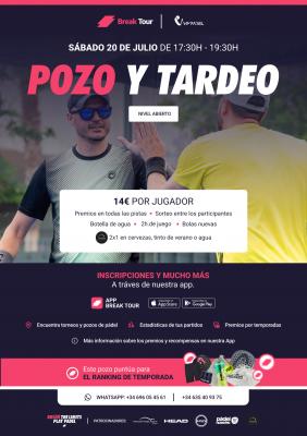 poster del torneo POZO Y TARDEO VIMPADEL