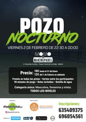 poster del torneo POZO NOCTURNO