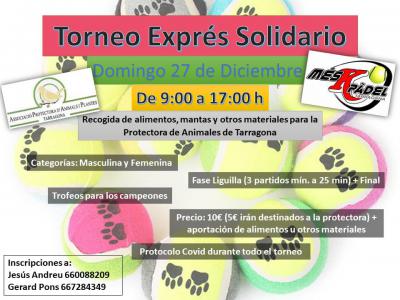 poster del torneo TORNEO EXPRÉS SOLIDARIO