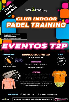 poster del torneo TORNEO INDOOR T2P