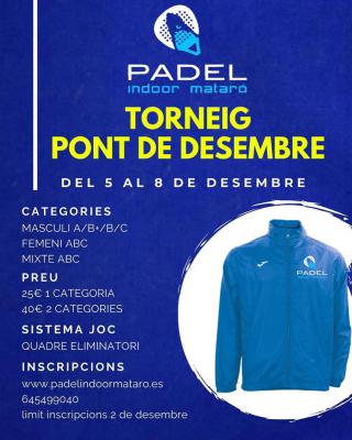 poster del torneo TORNEIG PONT DE DESEMBRE