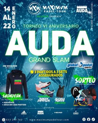 poster del torneo AUDA GRAND SLAM