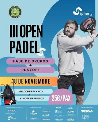 poster del torneo III OPEN TSP