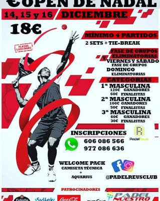 poster del torneo OPEN DE NADAL