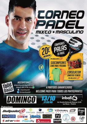 poster del torneo TORNEO DE PADEL MIXTO - MASCULINO