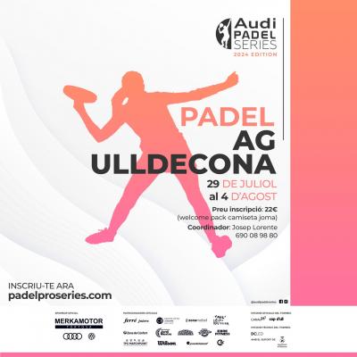 poster torneo AUDI PADEL SERIES