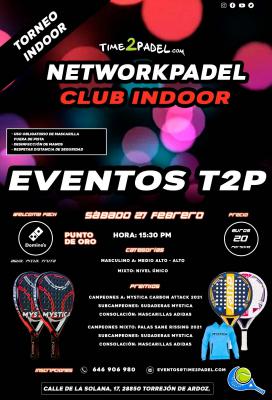 poster del torneo TORNEO INDOOR T2P