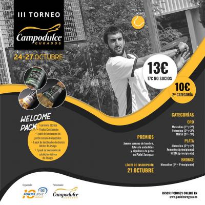 poster del torneo III TORNEO CAMPODULCE CURADOS 