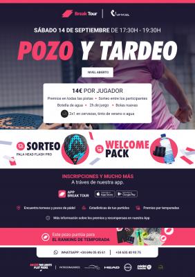 poster del torneo POZO Y TARDEO VIMPADEL