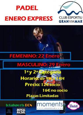 poster del torneo ENERO EXPRESS FEMENINO