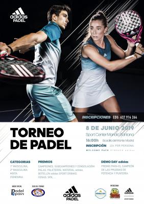 poster del torneo TORNEO ADIDAS PADEL