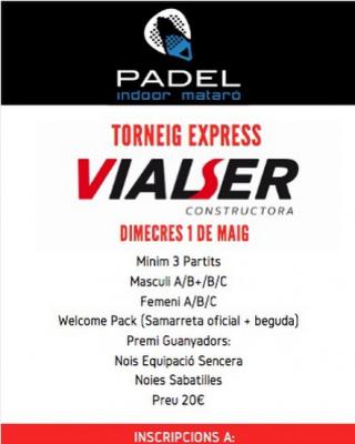 poster del torneo TORNEIG EXPRESS VIALSER