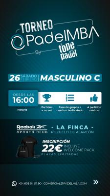 poster del torneo EXCLUSIVO TORNEO MASCULINO CATEGORIA 