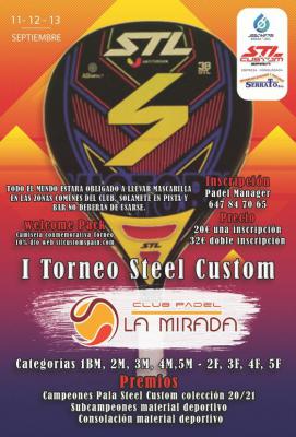 poster del torneo I TORNEO STEEL CUSTOM