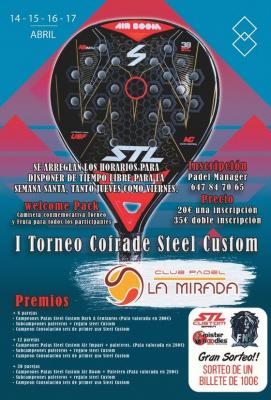 poster del torneo 1ER TORNEO COFRADE STEEL CUSTOM. 14,15,16 Y 17 ABRIL