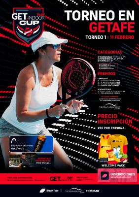 poster del torneo TORNEO 1 GET INDOOR PADEL CUP