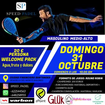 poster del torneo SPEED PADEL