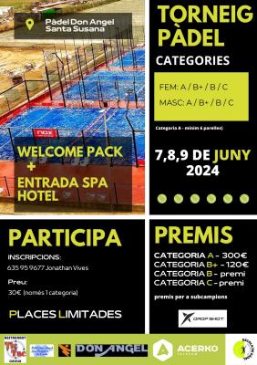 poster torneo TORNEIG PADEL