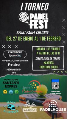 poster del torneo TORNEO PADELFEST