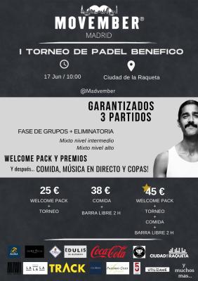 poster del torneo MOVEMBER MADRID