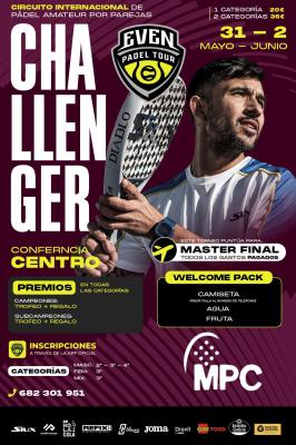 poster del torneo 4TO CHALLENGER EVEN PADEL TOUR MPC MIRANDA DE EBRO