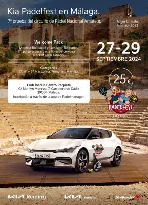 poster del torneo 7ª PRUEBA CIRCUITO KIA PADELFEST - MALAGA