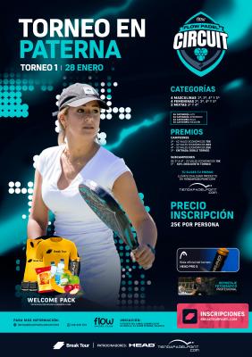 poster del torneo TORNEO 1 FLOW PADEL CIRCUIT