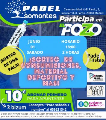 poster torneo ¡GRAN POZO EN SOMONTES!