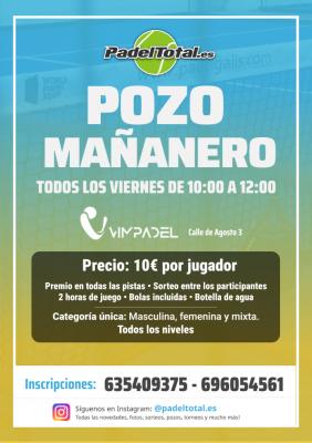 poster torneo POZO MAÑANERO