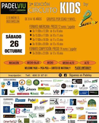 poster del torneo 2ª EDICIÓN CIRCUITO KIDS