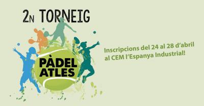 poster torneo 2N TORNEIG PADEL ATLES