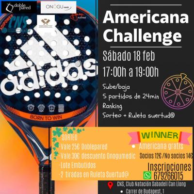 poster del torneo AMERICANA CHALLENGE