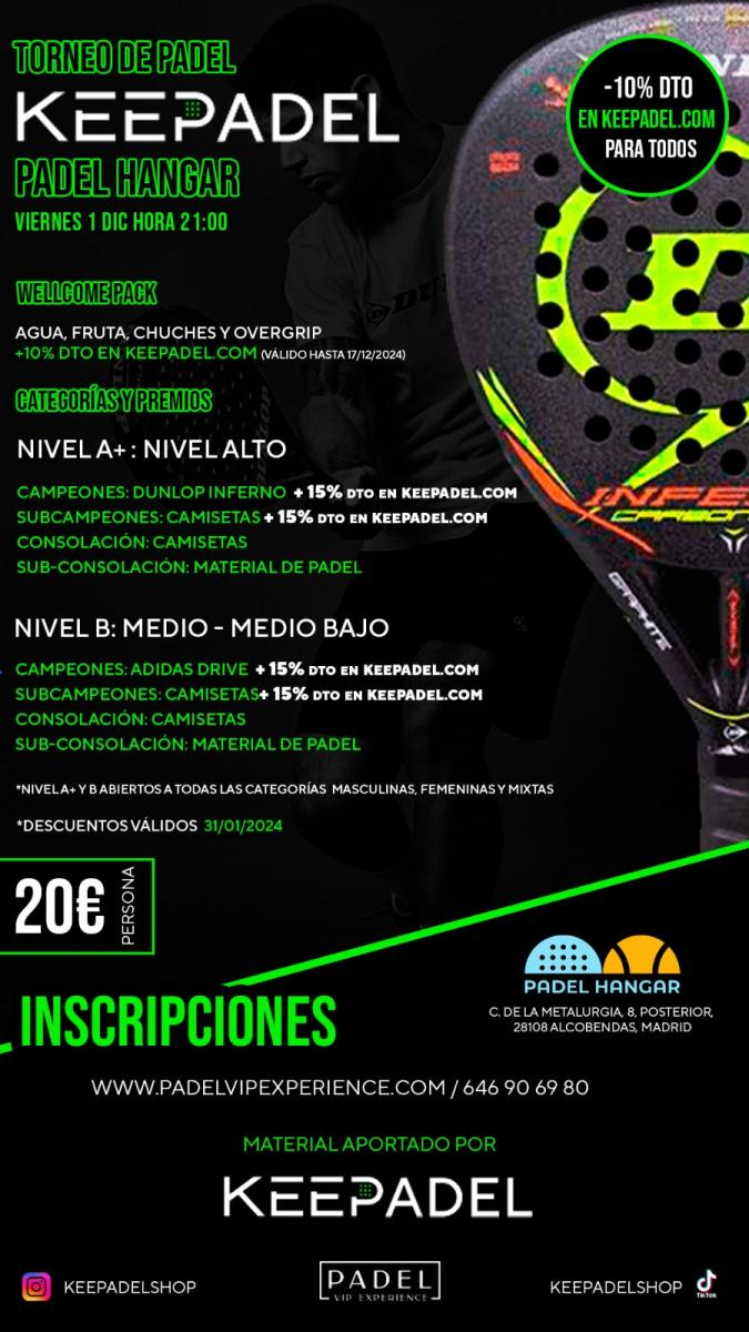 cartel del torneo