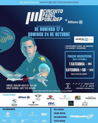 poster del torneo 6A PRUEBA DEL CIRCUITO PÁDEL PUBLIDEP BY ALLIANZ 2021