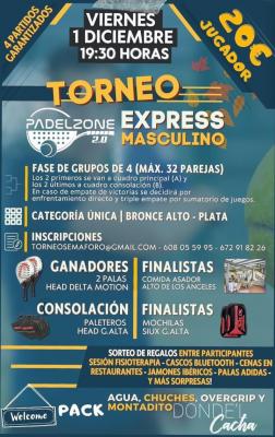 poster torneo TORNEO EXPRESS MASCULINO