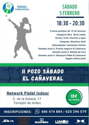 poster del torneo POZO EL CAÑAVERAL