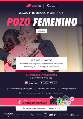 poster del torneo POZO FEMENINO VIM PADEL