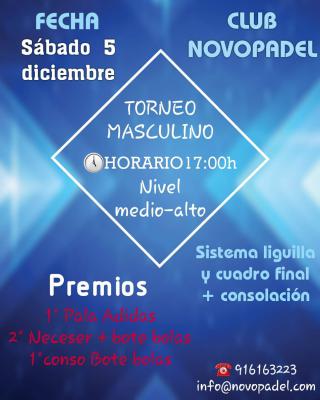 poster del torneo TORNEO MASCULINO